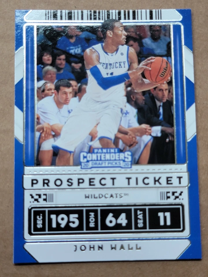 Баскетбольная карточка Джона Уолла 2020–21 Panini Contenders Prospect Ticket No34 - Изображение 1 из 4