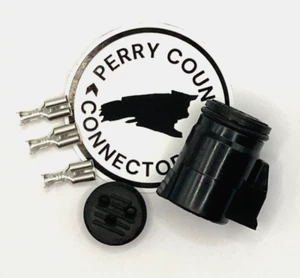 3 Pin Black Alternator Connector Toyota Alternator 90980-10341 90980-11491 Denso - Picture 1 of 2