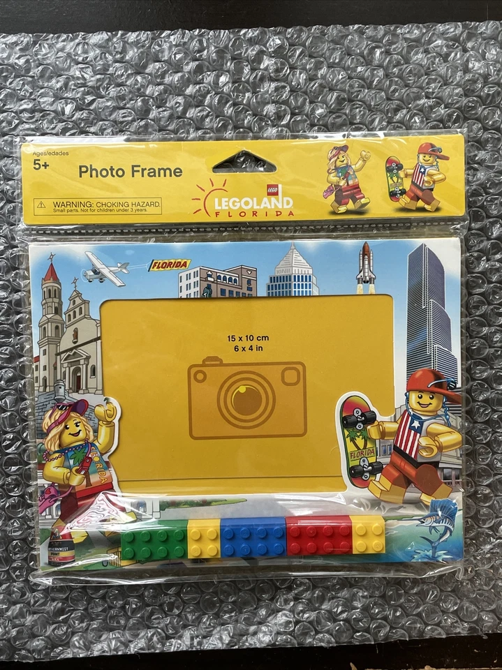 LEGO Photo Picture Frame 6x4 LEGOLAND FLORIDA 4624027 NEW Theme Park Minifigure - Image 1 of 3