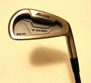 Hierro único Mizuno T-Zoid MX-15 6 DIESTRO (varilla de grafito rígido azul Exsar) 37,5" - Imagen 1 de 5