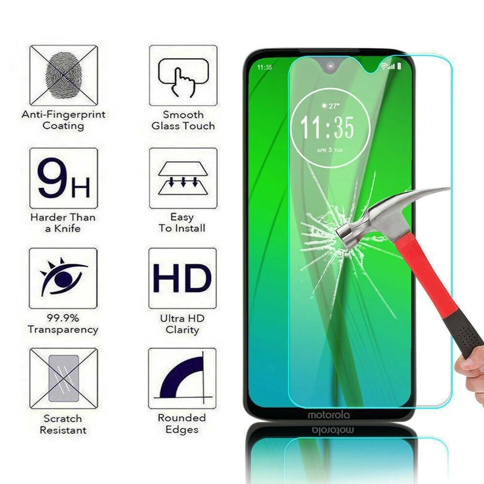 For T-Mobile REVVL 4+ Premium 9H Tempered Glass Screen Protector - Image 1 of 4