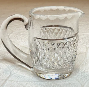 Waterford Crystal DIAMOND CUT Creamer - Picture 1 of 6