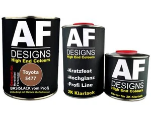 FÜR Toyota 5477 Brown 2,5L Autolack Set Klarlack Härter - Bild 1 von 6