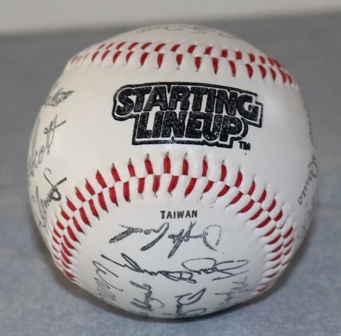 Starting Lineup SLU Facsimile Autograph Ball Print Giveaway All-Stars Brett Ozzi Cover