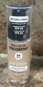 Revlon Colorstay Makeup Foundation, SPF 20 Natural Beige 220 - Picture 1 of 1