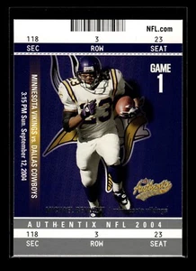2004 Fleer Authentix #92 Michael Bennett (EX)(FTB) - Picture 1 of 2