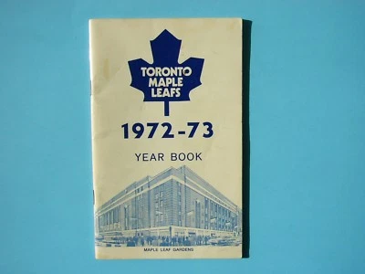 1972/73 TORONTO MAPLE LEAFS NHL HOCKEY FACT BOOK MEDIA GUIDE YEARBOOK YEAR BOOK - Image 1 of 2