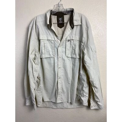 Camisa de Senderismo REI Nylon Para Hombres XL Exterior Manga Larga Exterior Ventilada Pesca Crema Foto 1 de 4