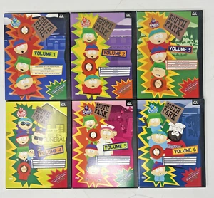 South Park DVDs Lot Volumes 1-6 Comedy Central ALL Complete In Box CIB - Picture 1 of 16