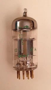 Double triode RADIOTECHNIQUE - 12AT7WA - ECC81 gold pins, fully tested - Picture 1 of 1