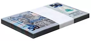 Nigeria 50 Naira, 2023, P-40m, UNC, Polymer X 100 PCS Bundle Pack - Picture 1 of 2