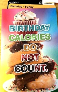 BIRTHDAY Card w/ MUSIC by QUEEN "I Want It All" Freddy Mecury Hallmark - Picture 1 of 4