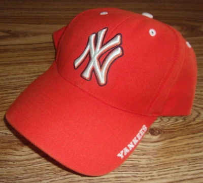 NEW YORK YANKEES ORANGE HAT / CAP Twins Enterprises - Image 1 of 4