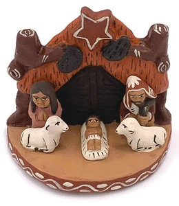 Krippe Handarbeit Keramik Peru FAIRTRADE - Bild 1 von 2