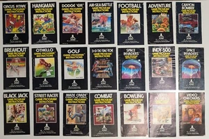 21 Lot Atari 2600 Sports Racing Adventures Games Instructions Manual Booklets - Picture 1 of 4