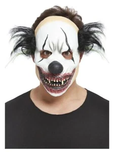 Adulto Malvado Zombi Payaso Monstruo Máscara de Látex Halloween Vestido Elegante - Imagen 1 de 1