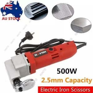 500W Electric Nibbler Sheet Metal Corded Shear Scissors Cutter 2.5mm Capacity OZ - Picture 1 of 7