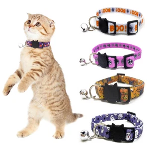 Halloween Tiergurtkragen Katzen Katzen Ronne Sneclor > - Photo 1/35