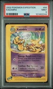 2002 Pokémon Expedition 84 Kadabra PSA 9 Mint - Picture 1 of 2
