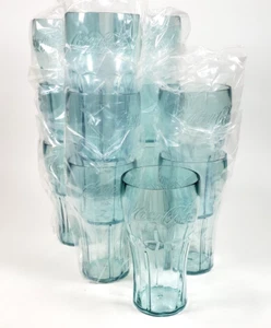 (12) 22 oz. Bicchieri Coca-Cola Giada Plastica Tazze Plastica Commerciale Stoviglie - Foto 1 di 7