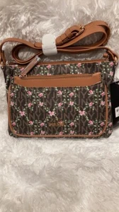 Jones New York Signature Women's Vine floral Brown Yvette - Picture 1 of 3