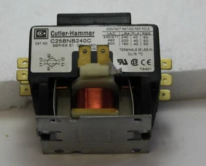 CUTLER HAMMER C25BNB240C DEFINITE PURPOSE CONTACTOR - Picture 1 of 8