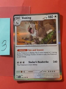 2023 Pokemon Scarlet and Violet Paldea Evolved #162 Slaking, R, Holo, cd3 - Picture 1 of 2