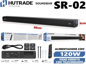 Haut-Parleur Soundbar Sr-02 120W avec Télécommande Mar - Photo 1/1
