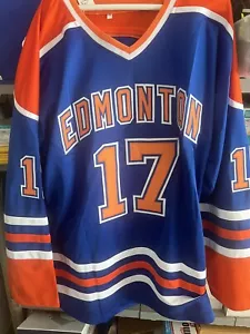 JARI KURRI Autographed XL Edmonton Oilers Jersey W/COA; Hall of Fame 2001 (BAS) - Picture 1 of 5