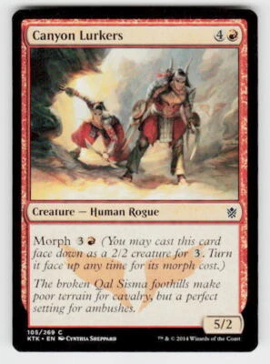 Khans of Tarkir #105 Canyon Lurkers - Image 1 of 2