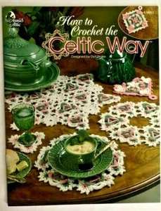 How to Crochet the Celtic Way Patterns Book Coaster Placemat Centerpiece Lapghan - Picture 1 of 2