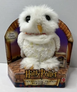 Harry Potter Gryffindor Friends - Hedwig the Owl Plush w/ Charm - Mattel 2001 - Picture 1 of 5