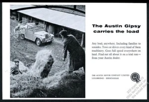 Austin Gipsy Farm 1961 pacas de heno foto anuncio impreso vintage - Imagen 1 de 1