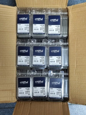 Lot of 20 Crucial 16GB 2400MHz DDR4 SODIMM RAM  Laptop Memory Factory Sealed - Image 1 of 4