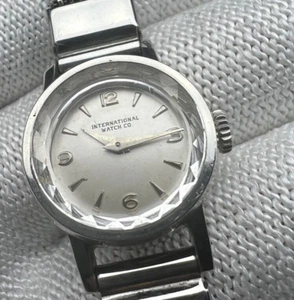 Reloj IWC señora cal 41 platino PM650 con pulsera italia ss cuerda manual funcionando - Imagen 1 de 19