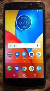 Motorola E4 + XT1775 Cell Phone US Cellular Fast Ship Used Parts Cracked Glass - Picture 1 of 2