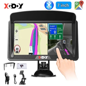 XGODY 7'' Truck Car GPS Navigation SAT NAV 16GB Bluetooth Speed Limit Indicator - Picture 1 of 14