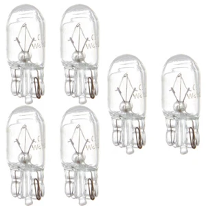 6x W5W T10 Warm White light Clear glass bulb car Xenon Halogen bulbs - Picture 1 of 5