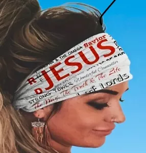 Jesus Headband Head Scarf. Fast Shipping! - Picture 1 of 1