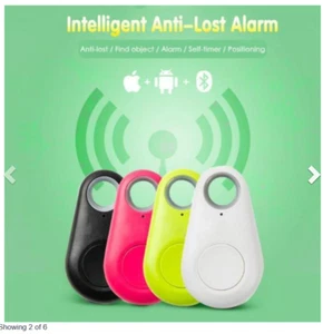 4 Pack Smart GPS Tracker Wireless Kid Pet Finder Alarm Anti Lost Wallet Key Blue - Picture 1 of 1