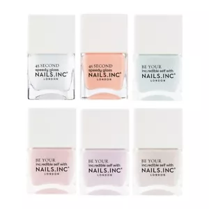 Nails Inc Nail Polishes 14ML Mindful Manicure - Nude - Be Your - 45 Seconds abg - Picture 1 of 40