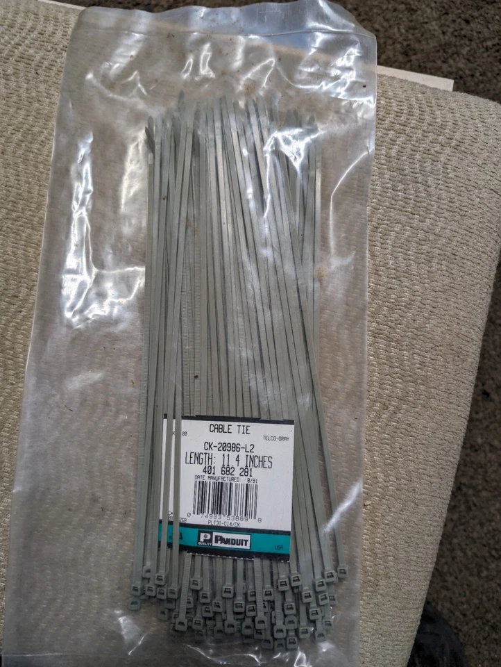 Panduit PLT 31 -C 14 11.4" Cable Strap/ Zip Strip