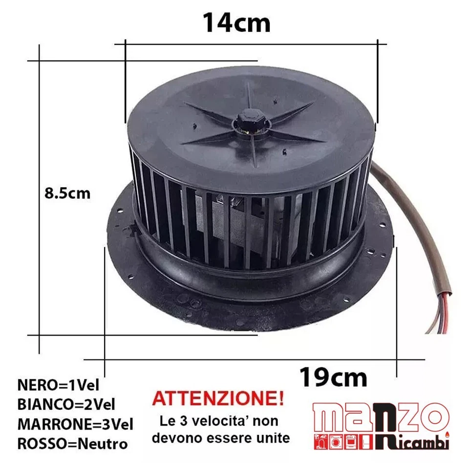 MOTORE CAPPA ASPIRANTE VENTOLA 3 VELOCITÀ UNIVERSALE - FABER ELICA TURBOAIR - Immagine 1 di 3