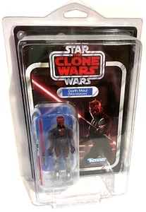 STAR WARS THE CLONE WARS 4" VC201 DARTH MAUL (MANDALORE) MOSC IN PROTECH CASE - Picture 1 of 2