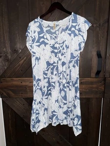 Shoreline blue and white sleeveless dress Women’s Sz Small S - Picture 1 of 6
