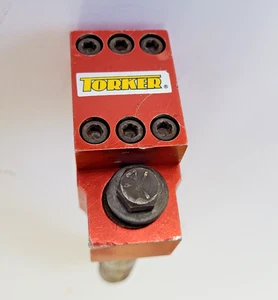 VINTAGE OLDSCHOOL BMX RACING TORKER VORBAU HALS ELOXIERT ROT 6 BOLZEN 80ER RAR - Bild 1 von 18