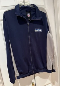 Seattle Seahawks Nike NFL Jacke Mn-M passt auch Wm/Kids Full Zip Lg Sleeve EUC - Bild 1 von 8