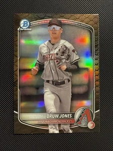 Bowman 2025 - Chrome Prospects Druw Jones #BCP-138 Reptilian Refractor (RC) - Imagen 1 de 2