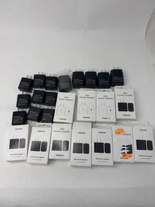 Lot of 25 Genuine Samsung 25W Super-Fast Charging Wall Charger - Picture 1 of 4