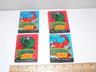 Dinosaurs Attack Trading Cards Packs X4 Sealed - Image 1 of 2